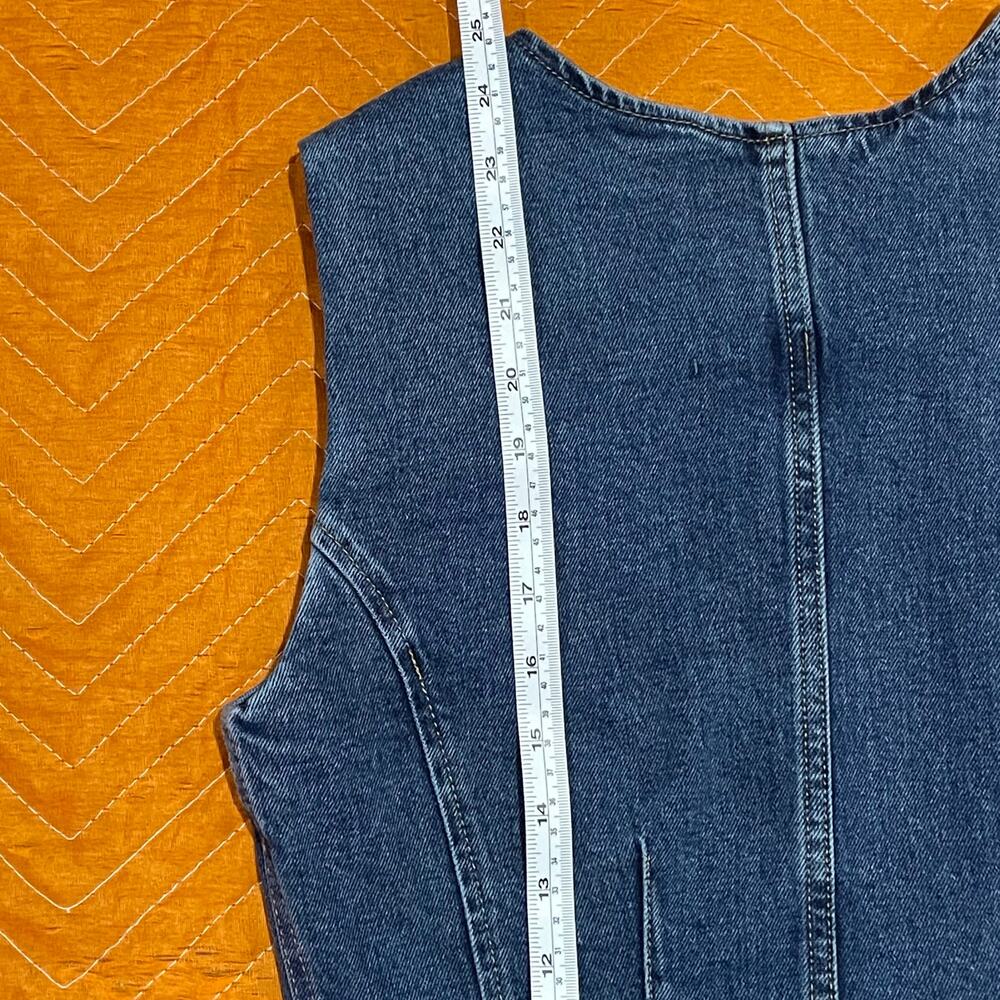 Amazon Essentials Button-Down Denim Vest - image 6